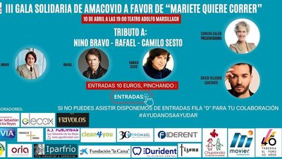 Un tributo a Nino Bravo, Raphael y Camilo Sesto en Sanse recaudará dinero para un niño con parálisis cerebral