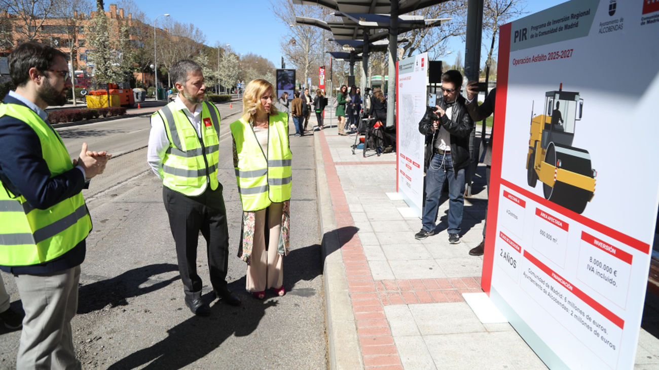 Presentación en Alcobendas de la operación asfalto