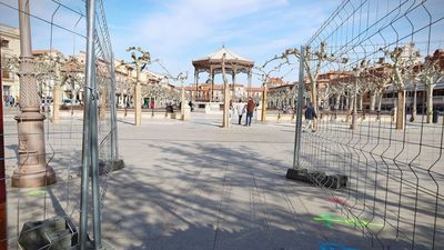 Comienzan las obras en la Plaza de Cervantes de Alcalá