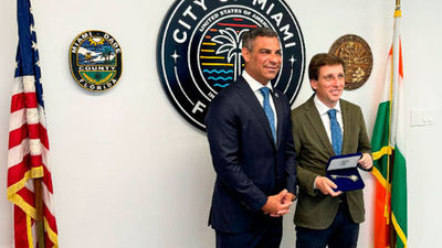 Almeida dice en Miami que Madrid quiere hablar de confianza y no de aranceles