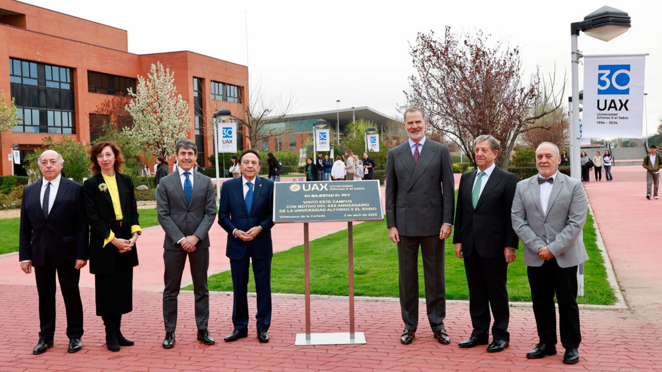 El Rey visita la Universidad Alfonso X el Sabio con motivo de su 30 aniversario