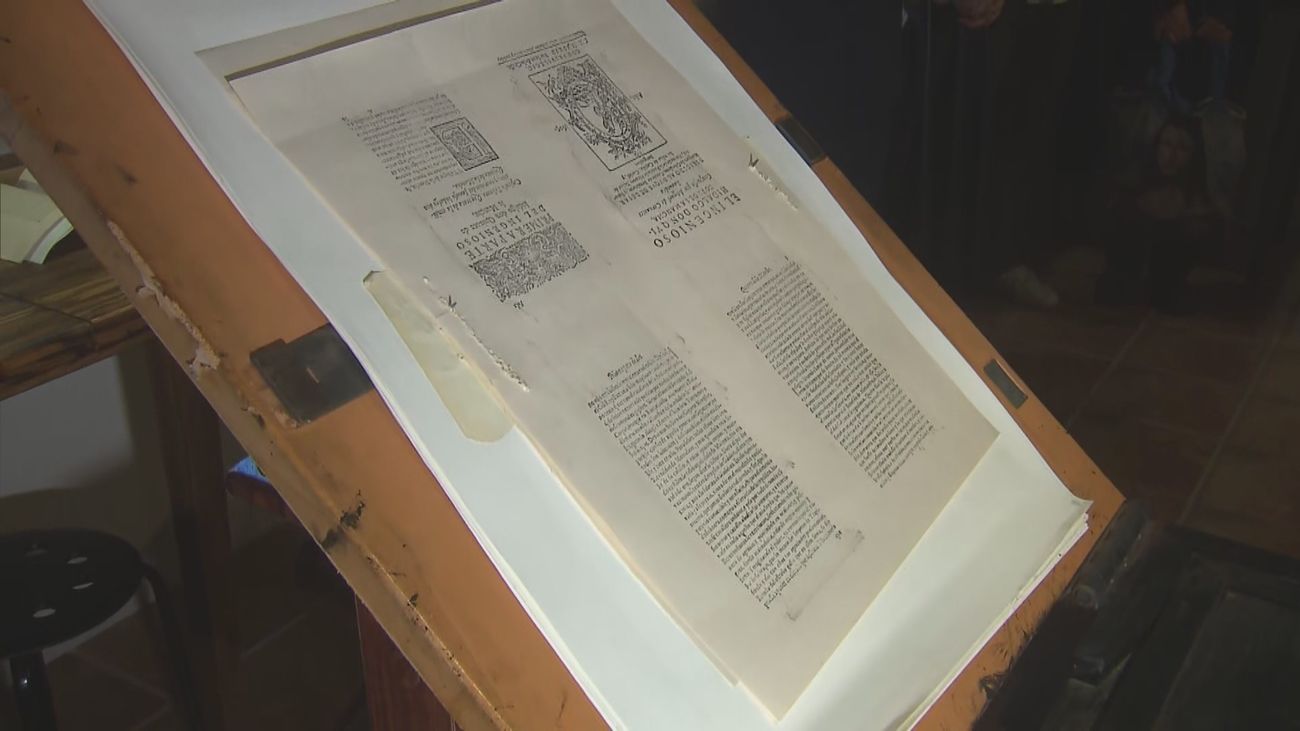 La Sociedad Cervantina abre sus puertas para conocer la imprenta de Don Quijote