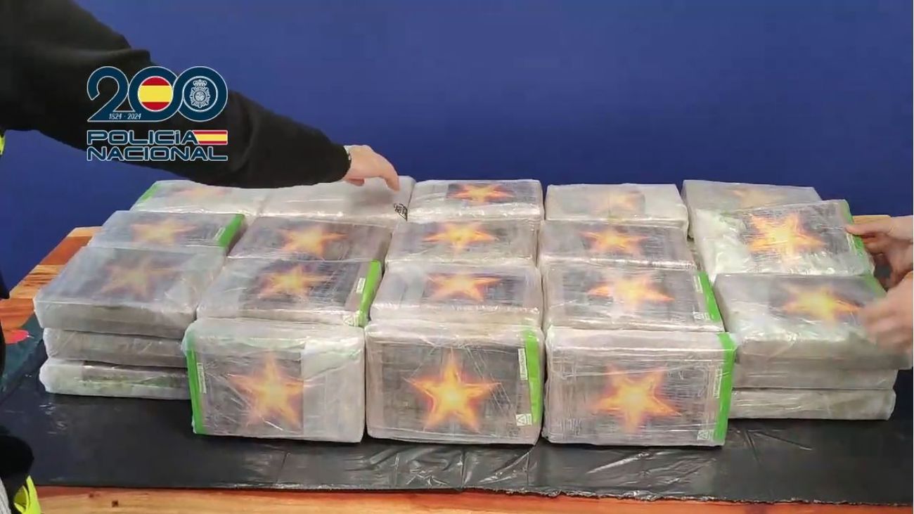 Intervenidos más de 50 kilos de cocaína en Móstoles que iban a ser enviados al Reino Unido