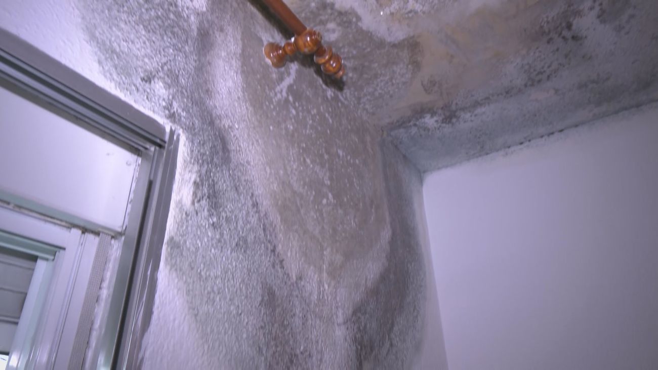 Antonia y Antonio se ven en Barajas contra la espada y la pared: ¡Les llueve dentro de casa!