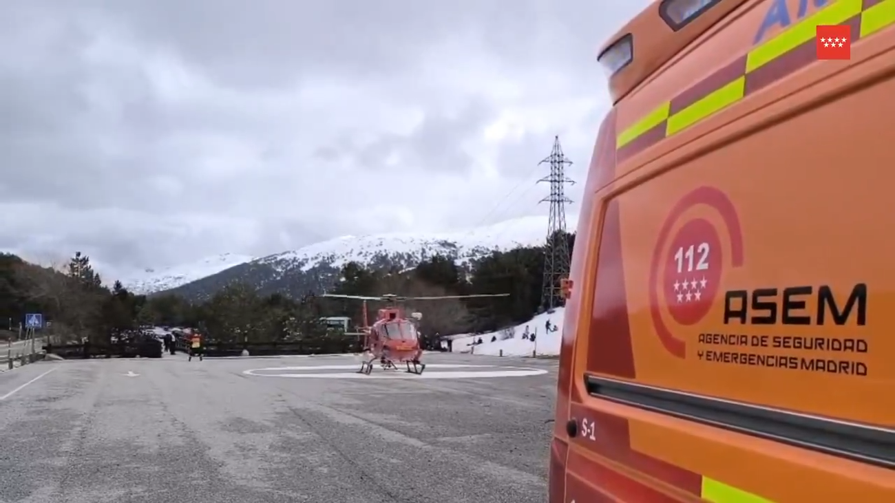 Rescatado un montañero herido leve en Rascafría tras sufrir una caída