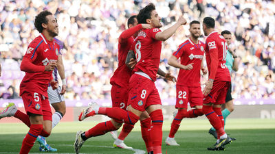 0-4. El Getafe no tiene piedad con el colista Valladolid