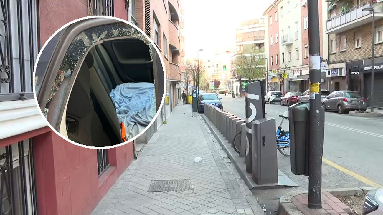 Una oleada de vandalismo sorprende a los vecinos de La Guindalera, un barrio tranquilo de Madrid
