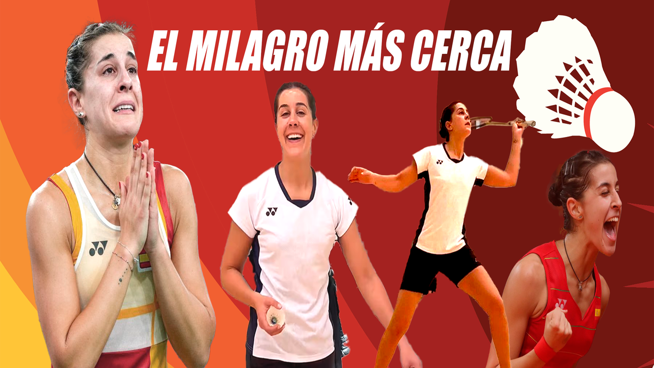 Carolina Marín vuelve a entrenarse con raqueta ocho meses después de su grave lesión