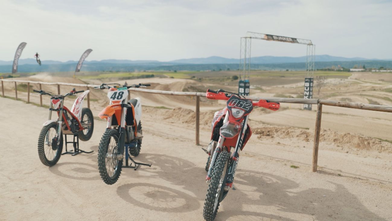 La pista de motos de campo donde entrenan grandes motoristas en Boadilla del Monte