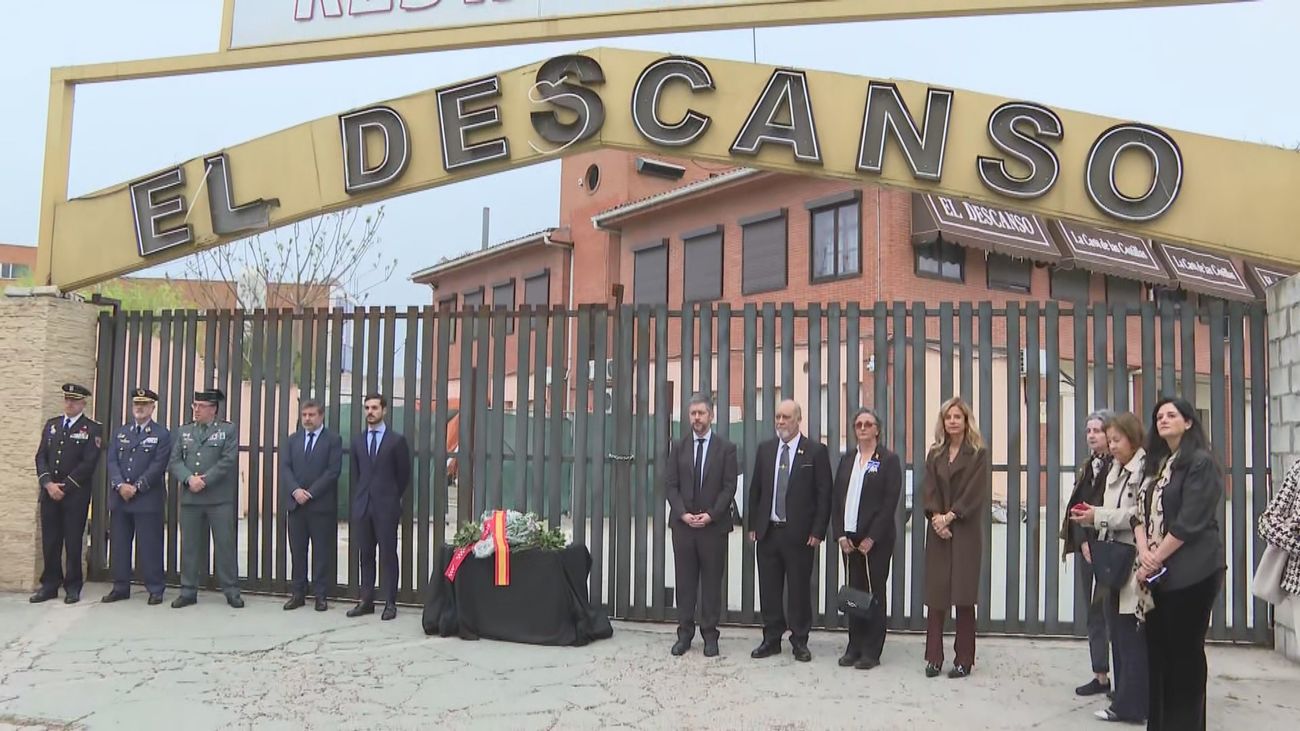Madrid rinde homenaje a las víctimas del atentado terrorista en el restaurante El Descanso en su 40º aniversario
