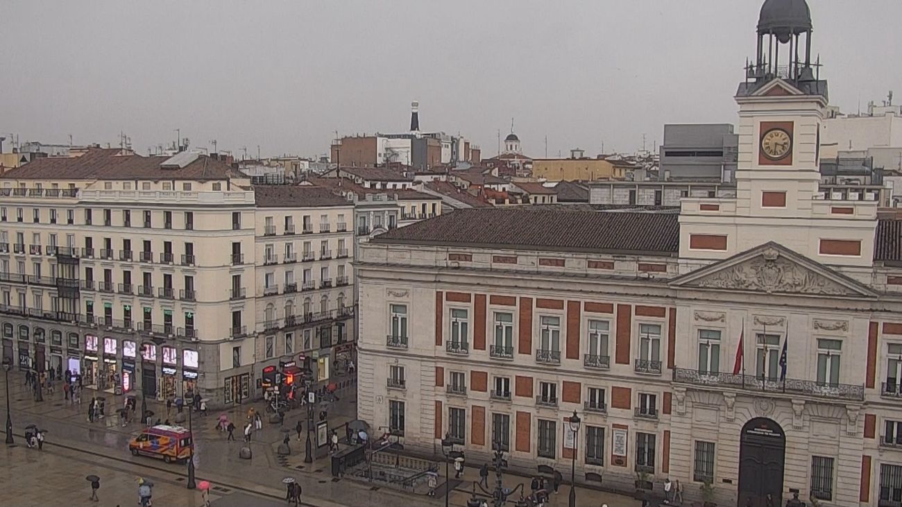 Domingo con chubascos y posibles tormentas por la tarde en la Comunidad de Madrid