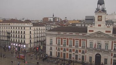 Domingo con chubascos y posibles tormentas por la tarde en la Comunidad de Madrid