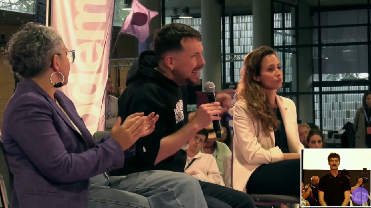 Iglesias carga contra los sindicatos que llaman a que PP y PSOE pacten los Presupuestos