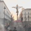 Las procesiones del Domingo de Ramos desafían a la lluvia en Madrid