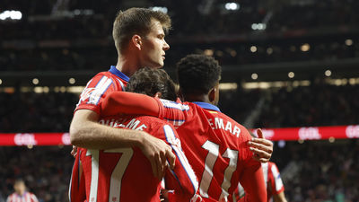 4-2. El Atlético mantiene su pulso en LaLiga con un triunfo ante el Valladolid