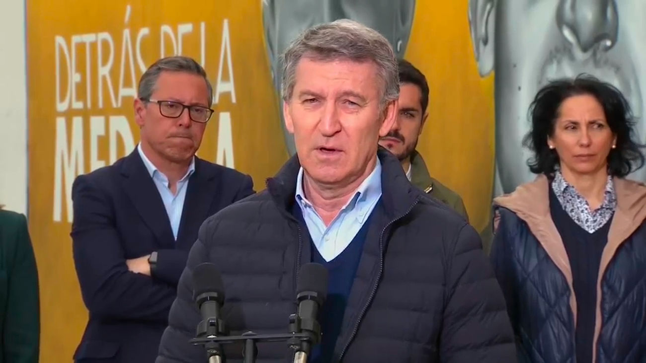 Feijóo: "La agenda del Gobierno está repleta de escándalos, que no tienen fin"