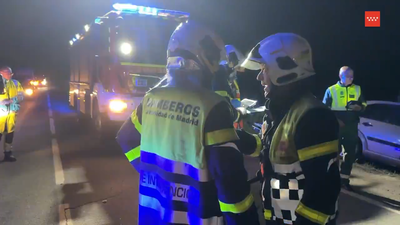 Tres heridos de gravedad tras una colisión frontal en San Martín de La Vega