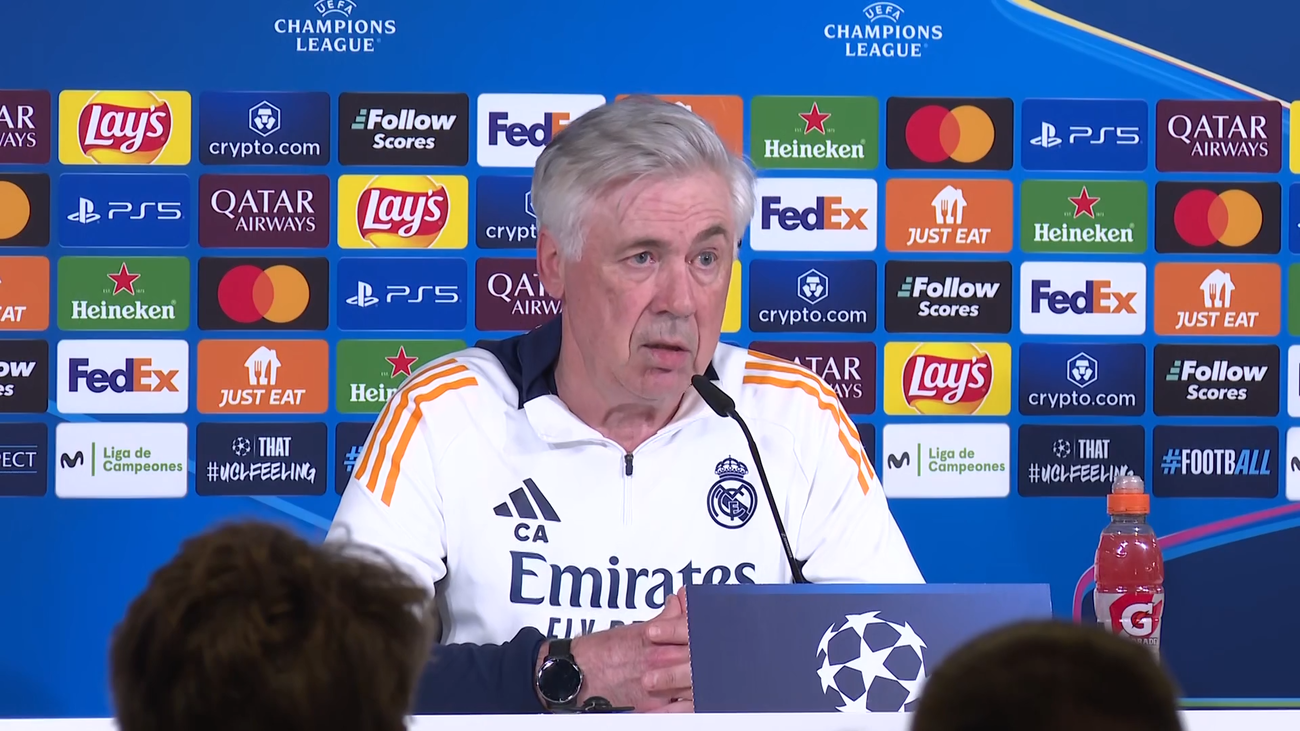 Ancelotti cita a Alcaraz: "Necesitamos un partido serio con cabeza, corazón y cojones"