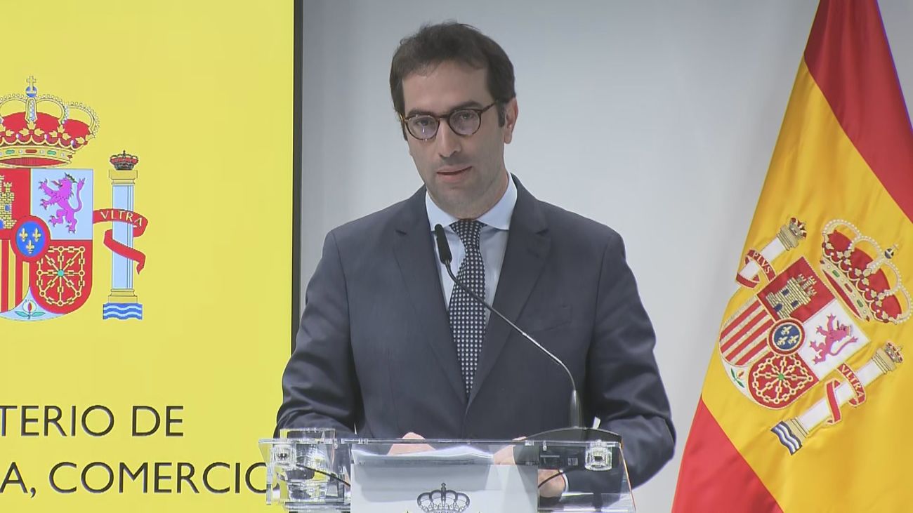 El ministro de Economía, Comercio y Empresa, Carlos Cuerpo