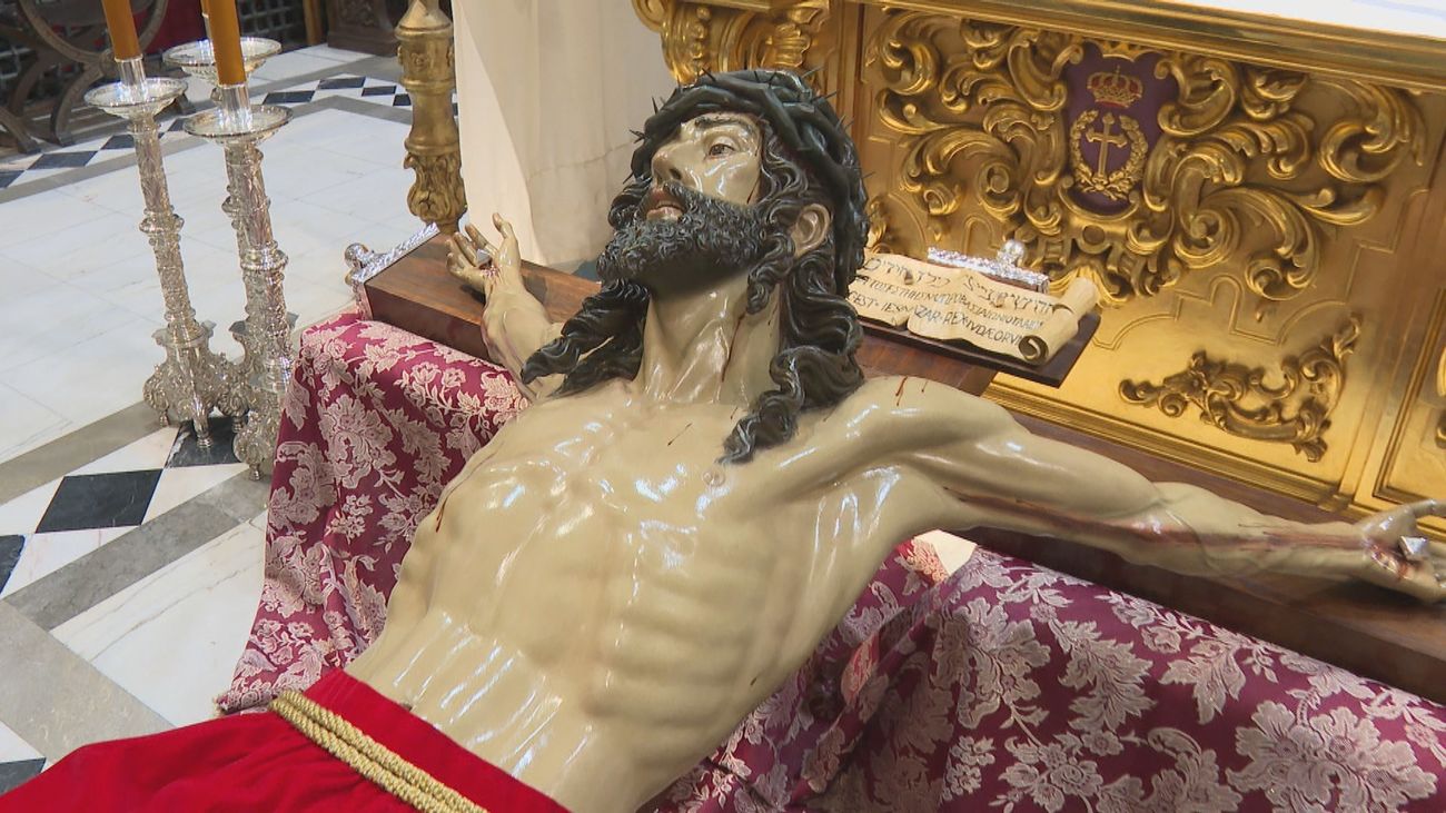 Preparan el traslado del Cristo de los Alabarderos hasta el Palacio Real