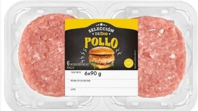 Consumo lanza una alerta por salmonela en un lote de hamburguesas de pollo de DIA