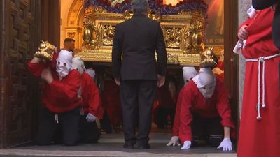 Semana Santa de Alcalá de Henares: Salida del Cristo Atado a la Columna