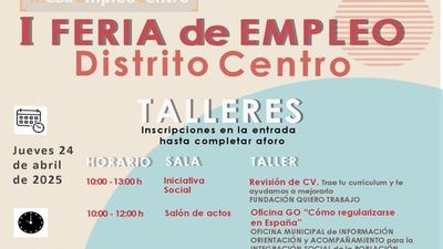 Lavapiés acoge la I Feria de Empleo del Distrito Centro con 30 empresas, talleres y entrevistas rápidas