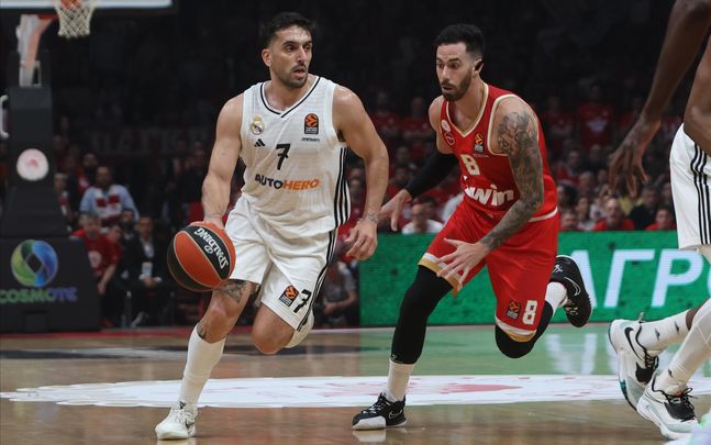 Campazzo ante Olympiacos / EFE