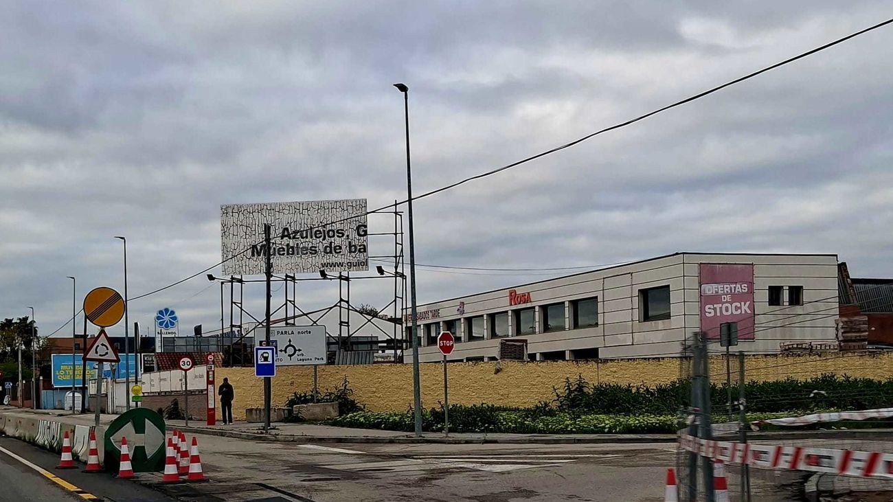 Comienzan las obras en la vía de servicio del acceso a Parla Norte