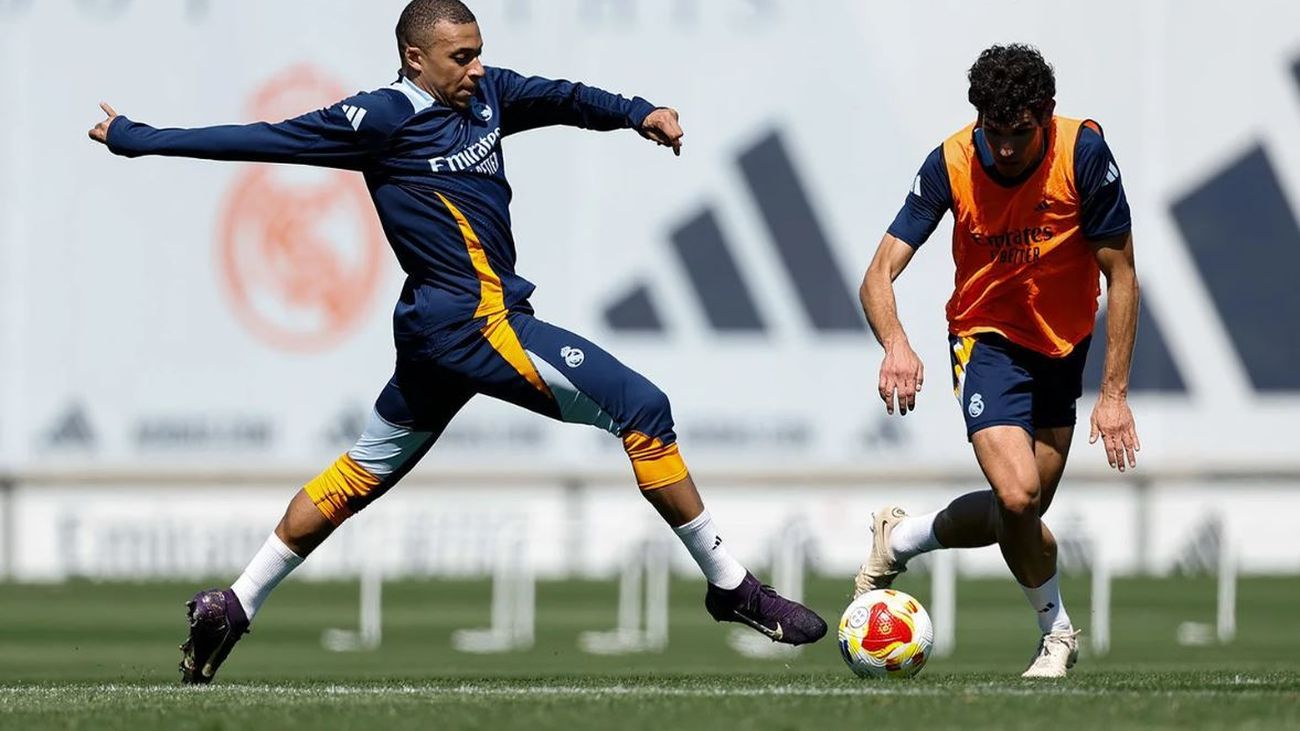 Mbappé y Mendy se prueban para la final de Copa