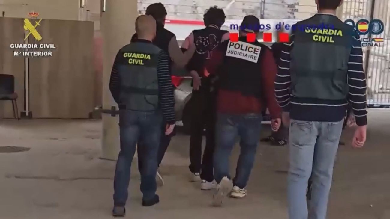 Momento de la detención del condenado por yihadismo. (Imagen de archivo)