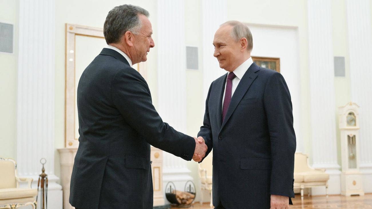 Vladímir Putin recibe al emisario de Donald Trump, Steve Witkoff