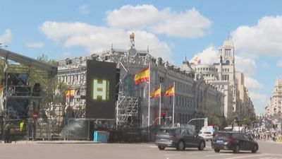 Cortes y desvíos de tráfico por la Fiesta de la Resurrección en los alrededores de Cibeles