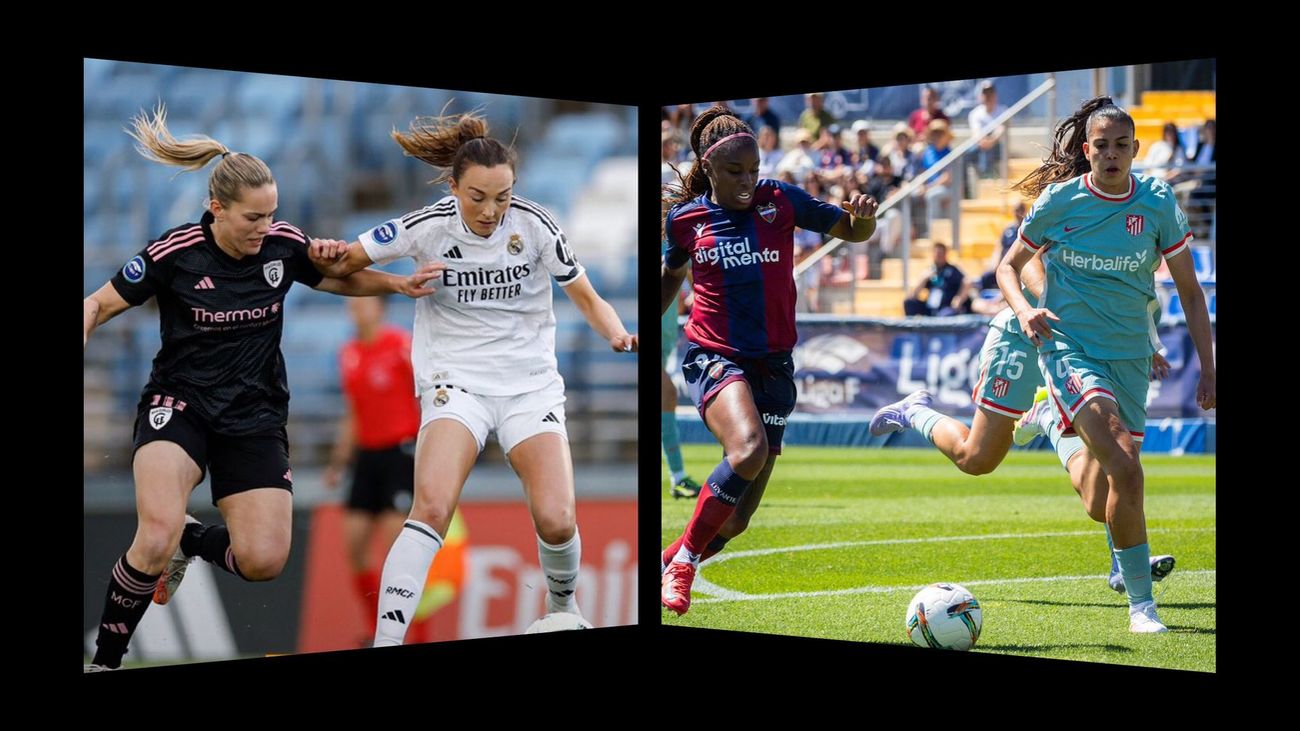 Real Madrid, Madrid CFF y  Atlético