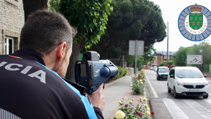 Control de velocidad en Galpagar