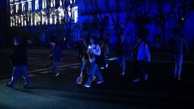 El gran apagón en Madrid, en imágenes