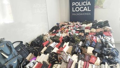 La Policía Local de Majadahonda se incauta de más de 360 bolsos de marca falsificados