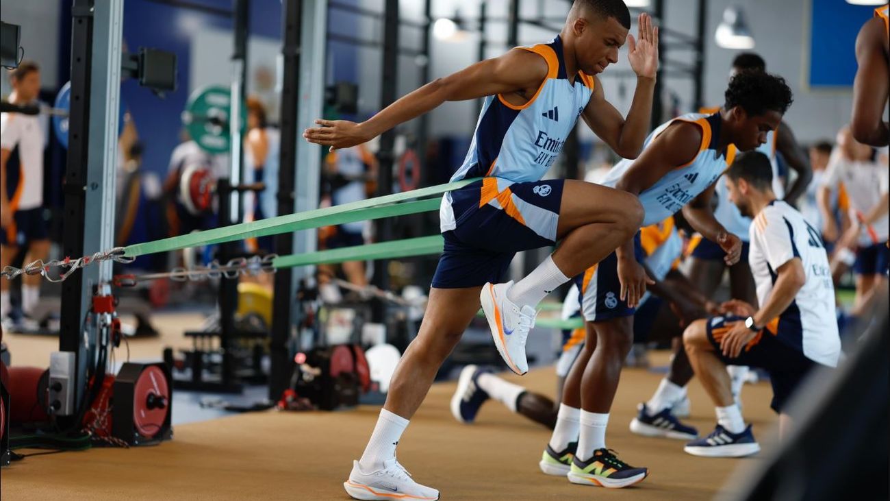 Mbappé y Vinícius se ponen a tono