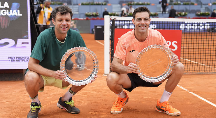 Marcel Granollers conquista su segundo Mutua Madrid Open en el dobles con Zeballos / Europa Press