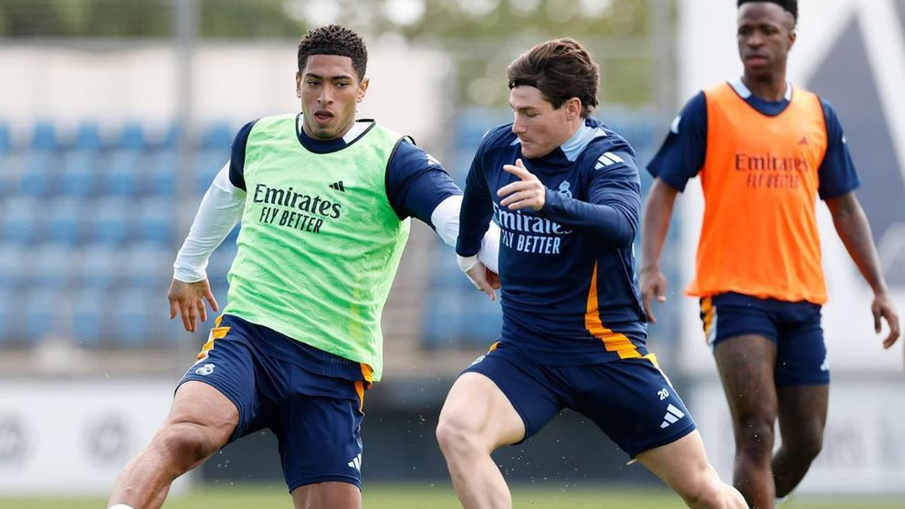 El Real Madrid arranca la preparación del clásico con una intensa sesión