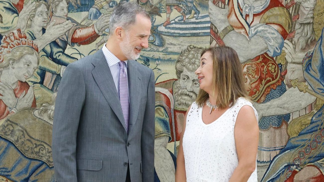 Felipe VI y Francina Armengol