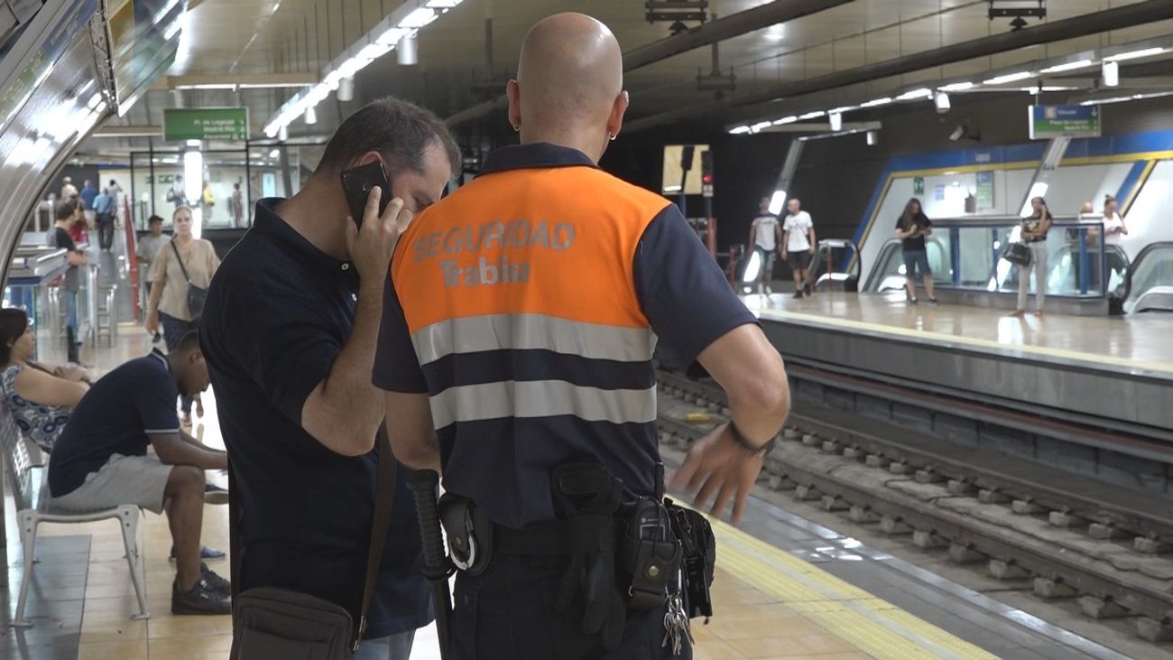Seis detenidos, cuatro de ellos menores, por una macropelea con navajas en el metro de Legazpi