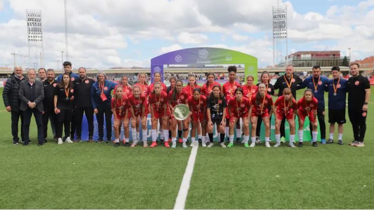 La selección sub'14 femenina de Madrid, subcampeona de España