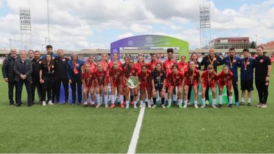 La selección sub'14 femenina de Madrid, subcampeona de España