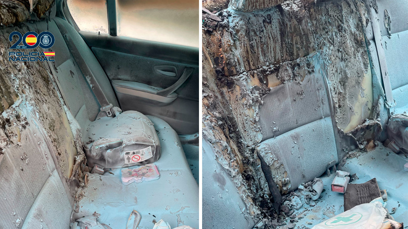 Rescate milagroso en Hortaleza: dos policías salvan a niña de 3 años y su madre de un coche en llamas