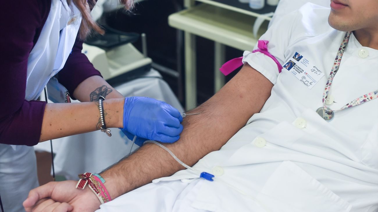 Maratón de donación de sangre en el hospital Ramón y Cajal