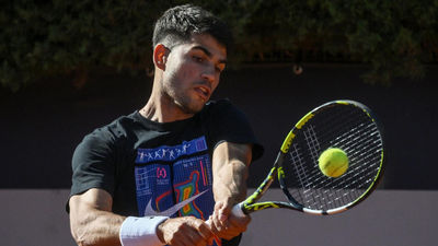 Alcaraz dice que está "al cien por cien" para debutar en Roma