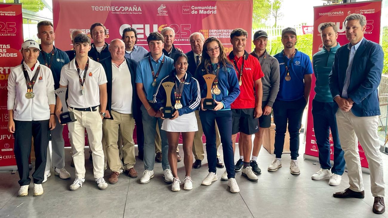 Equipo de golf de la Universidad Francisco de Vitoria