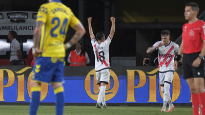 0-1. Álvaro García alimenta el sueño europeo del Rayo Vallecano