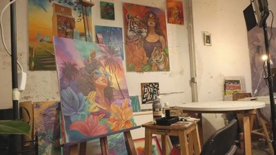 Usera se convierte en el epicentro del arte con un desafío pictórico de 24 horas